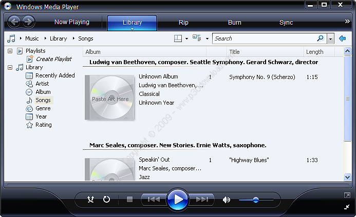 Windows Media Player v11.0.5721.5262 Final Crack