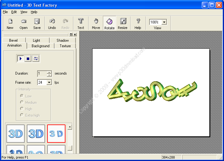 3D Text Factory v1.0 Crack