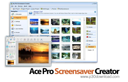 Nufsoft Ace Pro Screensaver Creator v3.90.31.25 Crack