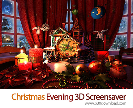 Christmas Evening 3D Screensaver v1.0 Build1 Crack