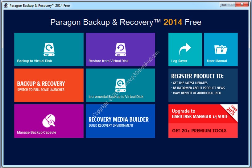 Paragon Backup & Recovery 15 Home v10.1.25.348 x86/x64 Crack