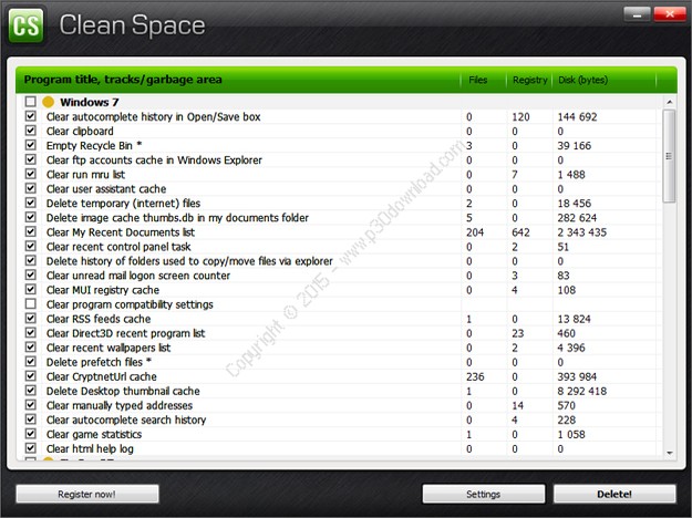 Clean Space Pro 7.59 instaling