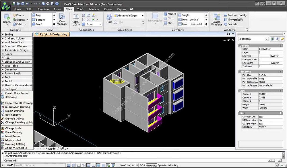 ZWCAD Architecture v2015.08.15 SP2 Crack