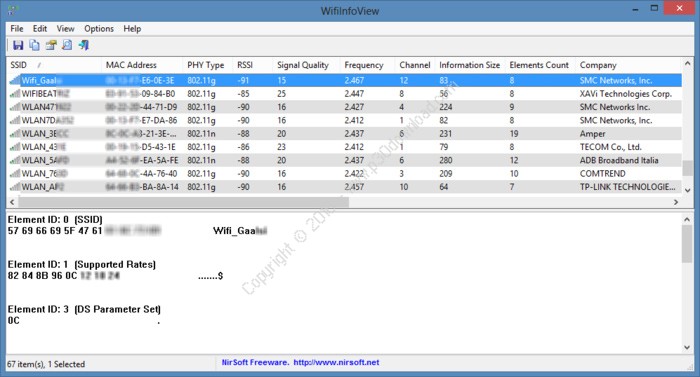 WifiInfoView v2.08 Crack