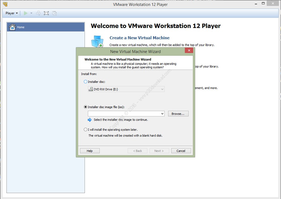 vmware workstation player windows 10 home