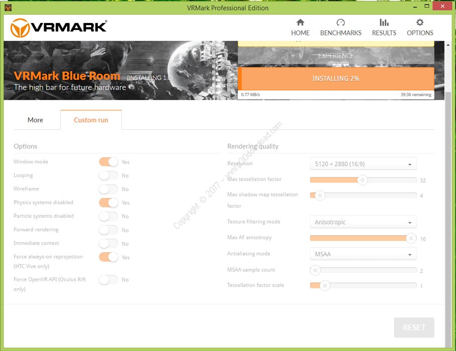 Futuremark VRMark Professional v1.2.1678 x64 Crack