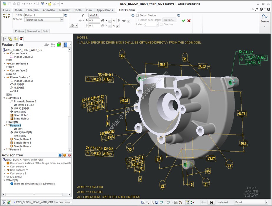 Sigmetrix GD&T Advisor v2.3.1 For Creo 1.0-3.0 x86/x64 Crack