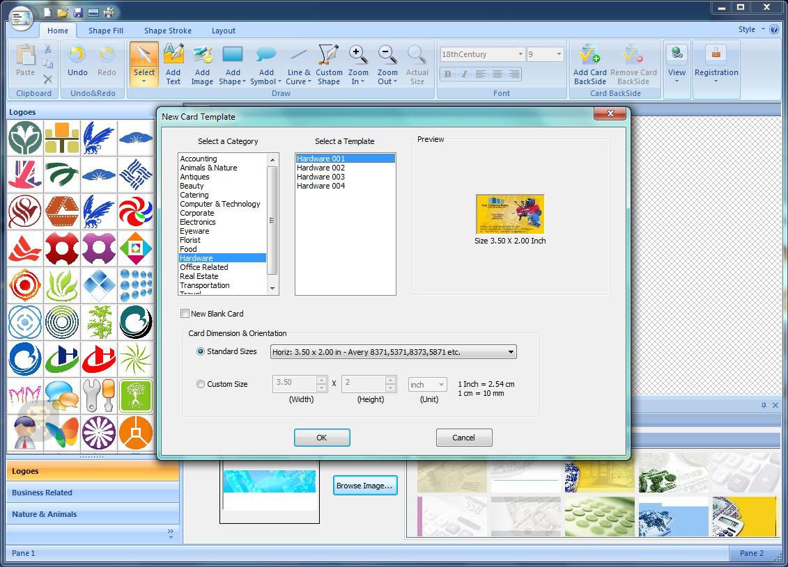 EximiousSoft Business Card Designer 5.10 - Make A Business Card Crack