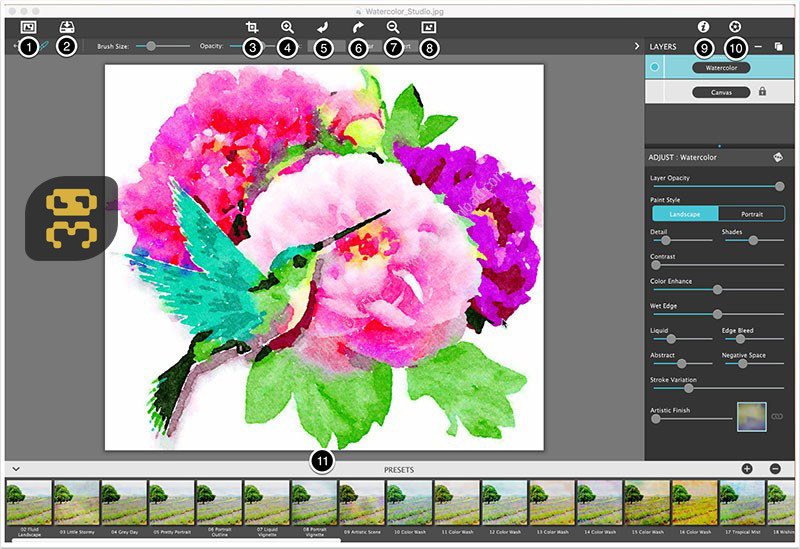 Jixipix Watercolor Studio 1.4.17 for windows download free