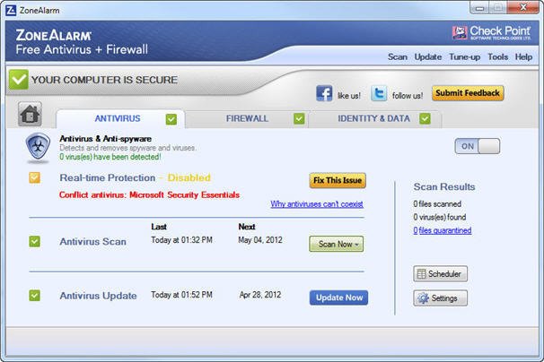 ZoneAlarm Free Antivirus + Firewall 15.1 - Antivirus Free Zone Alarms Crack